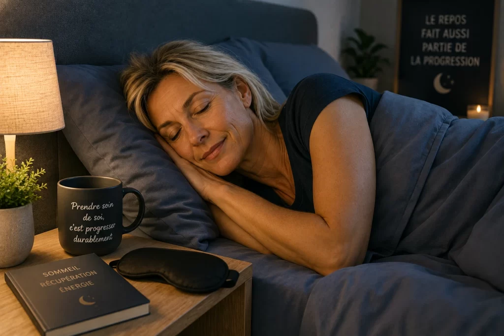 Repos et sommeil pour favoriser la récupération musculaire après 40 ans